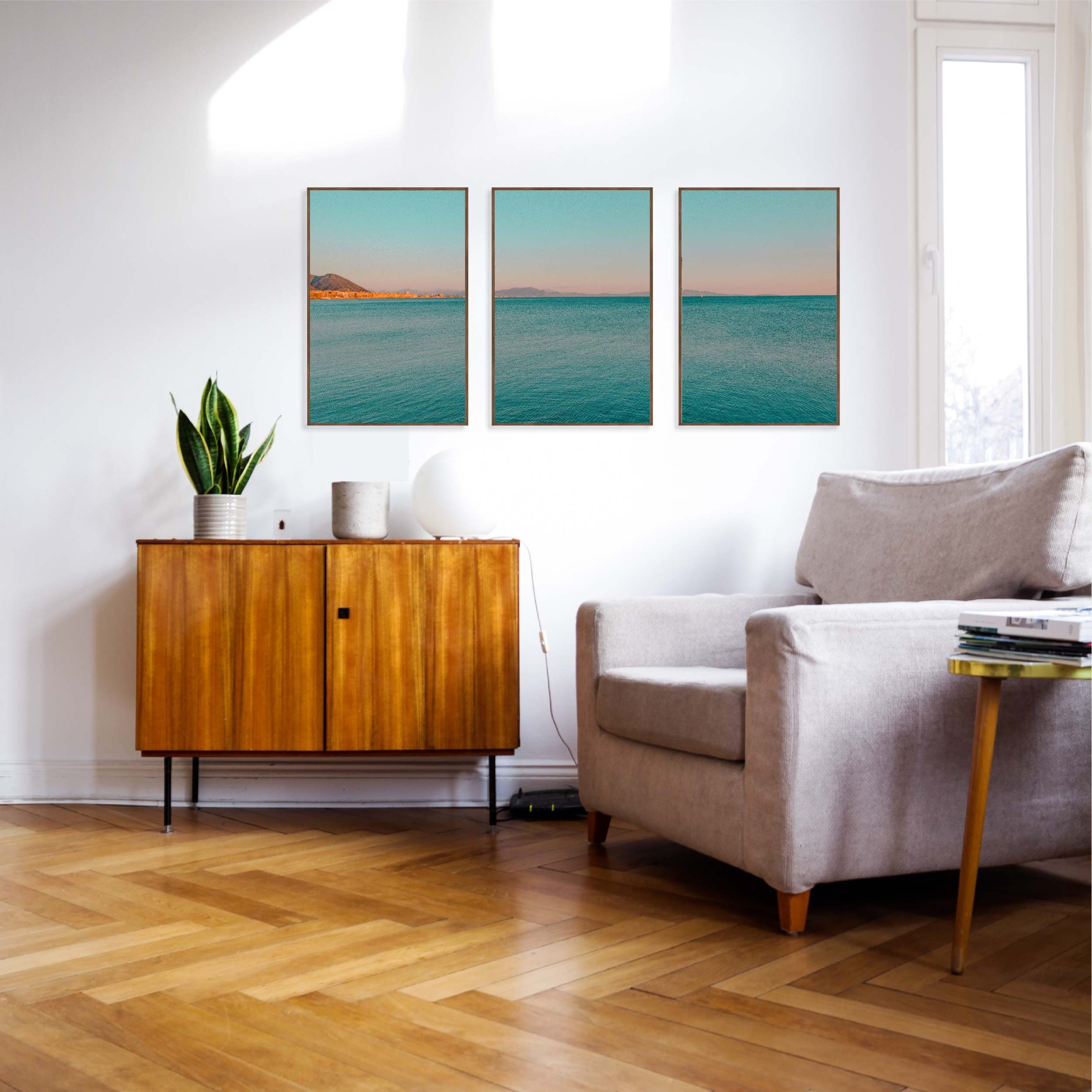 Coastal Decor Printable Wall Art Set of Three - Etsy
