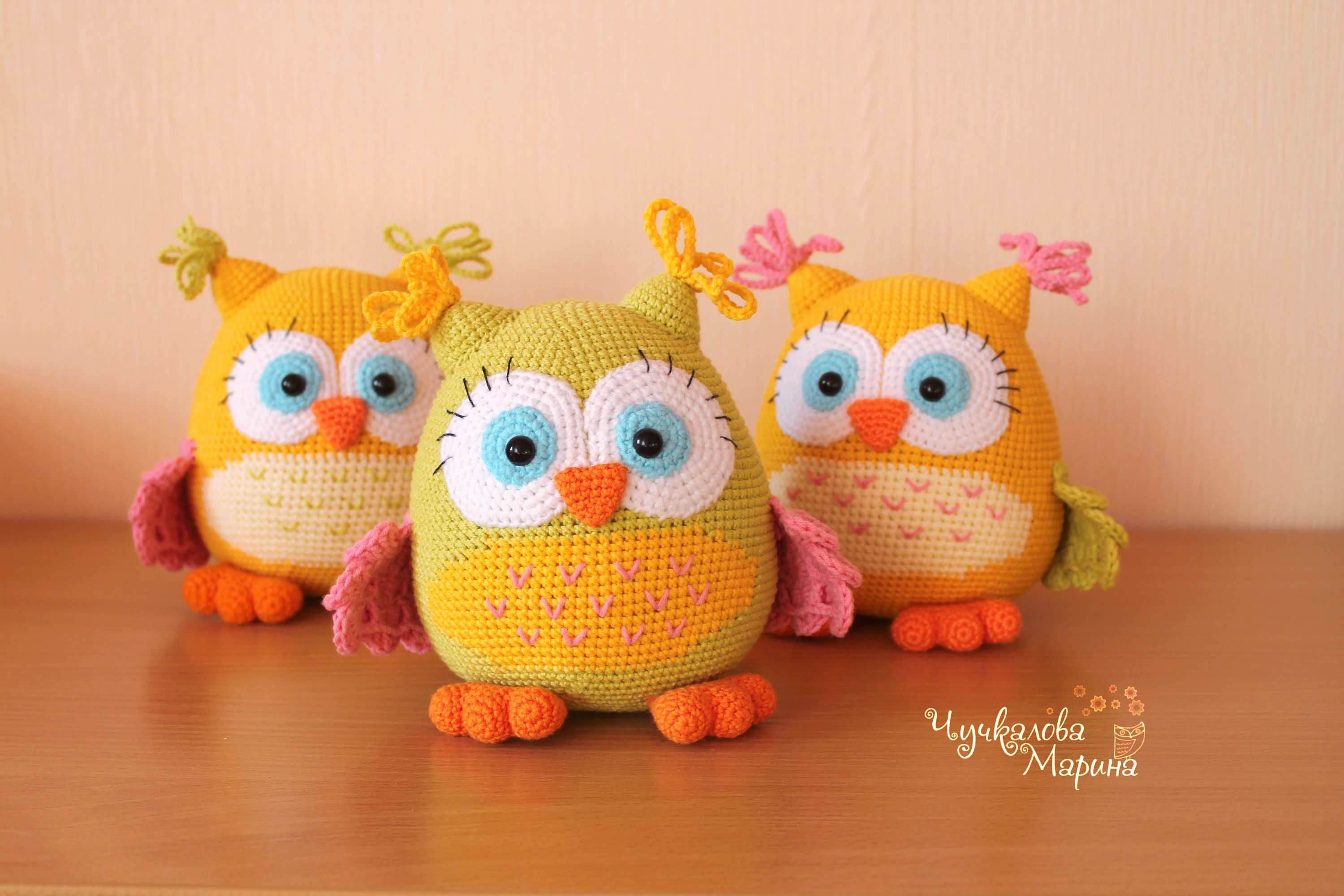 PATTERN Amigurumi Owl crochet toy pattern Etsy