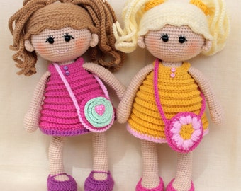 PATTERN Pumposhka doll PDF crochet doll pattern