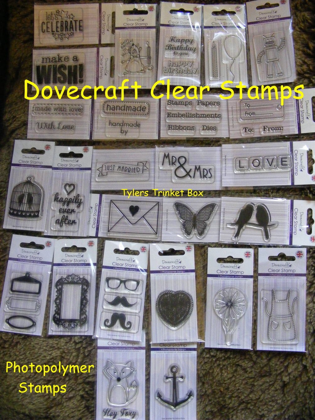 Dovecraft Clear Stamp - Happily Ever After Dovecraft Clear Stamp - Happily Ever After