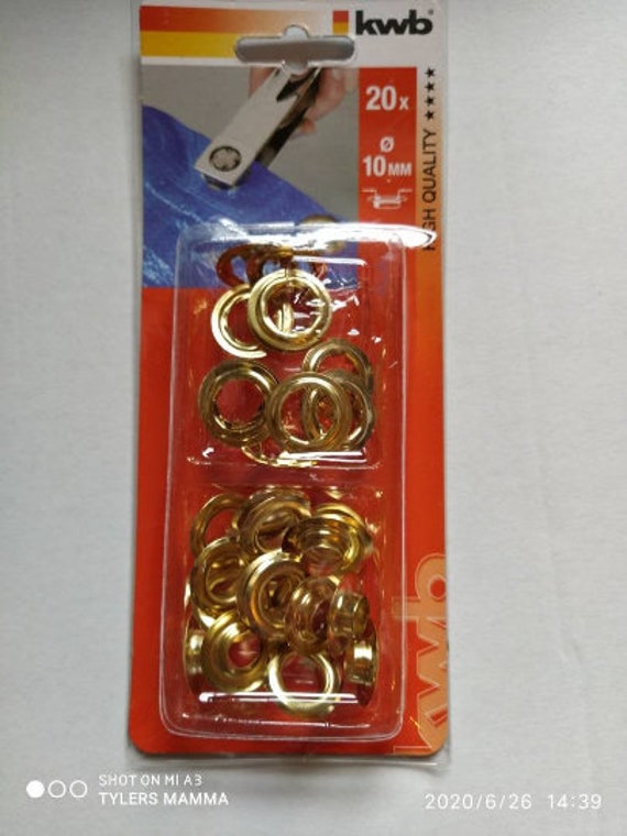 Eyelet Tool Kits Hinged Eyelets Tarpaulin Awning Sails Tent Ground