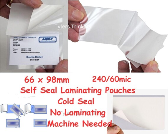 lamination card sleeve ID or Vaccine Card Holder Aquamarine