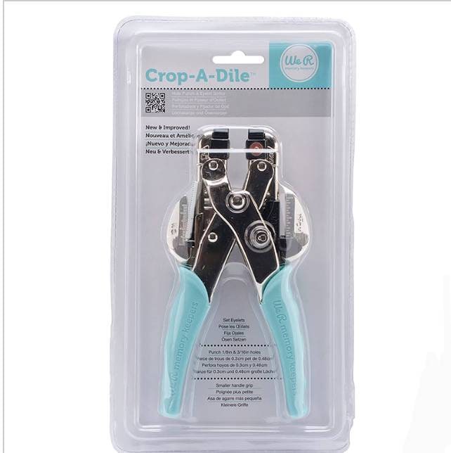 Crop-a-dile 2 Big Bite Punch by We R Memory Keepers Silver and Blue -   Denmark