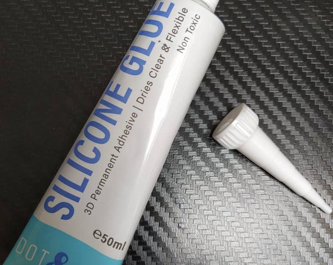 Silicone Glue 3D Permanent Adhesive Clear Stays Flexible Non Etsy