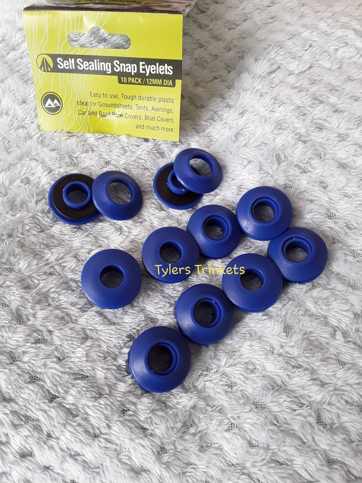 Snap Eyelets Self Sealing 12mm X 10 Tough Durable Plastic Etsy