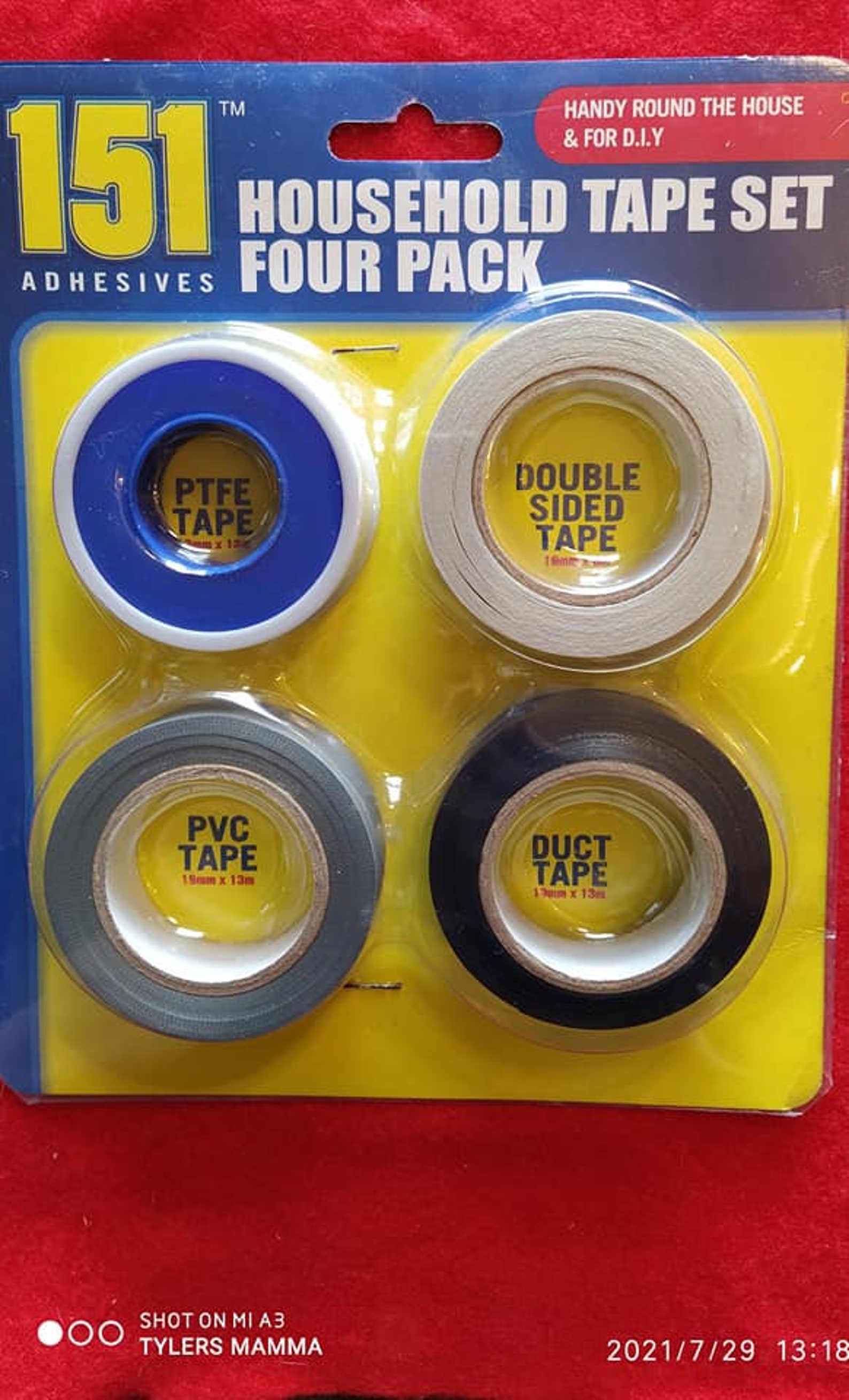 Household Tape Set of 4 Plumbers PTFE Thread Tape Double Etsy