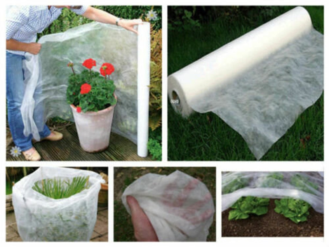 Plant Frost Protection Sheet Roll Fleece 8m X 1.5m Trees Etsy UK