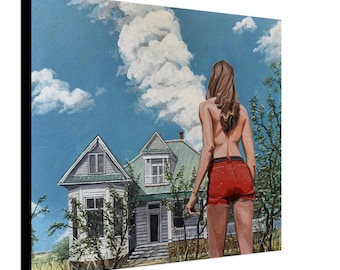 The Texas Chainsaw Massacre (1974) CANVAS PRINT 16x20″