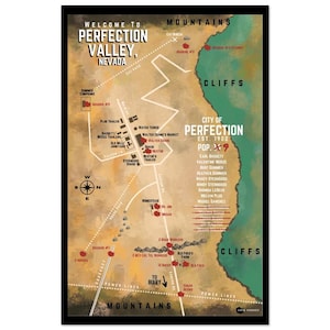 Perfection Valley / Tremors (1990) MURDER MAP
