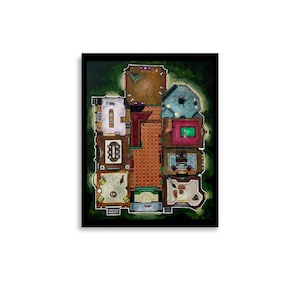 Clue (1985) - Hill House/Boddy Mansion - PRINT