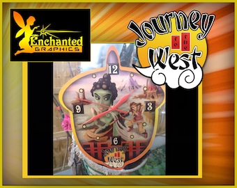 Monkey king clock