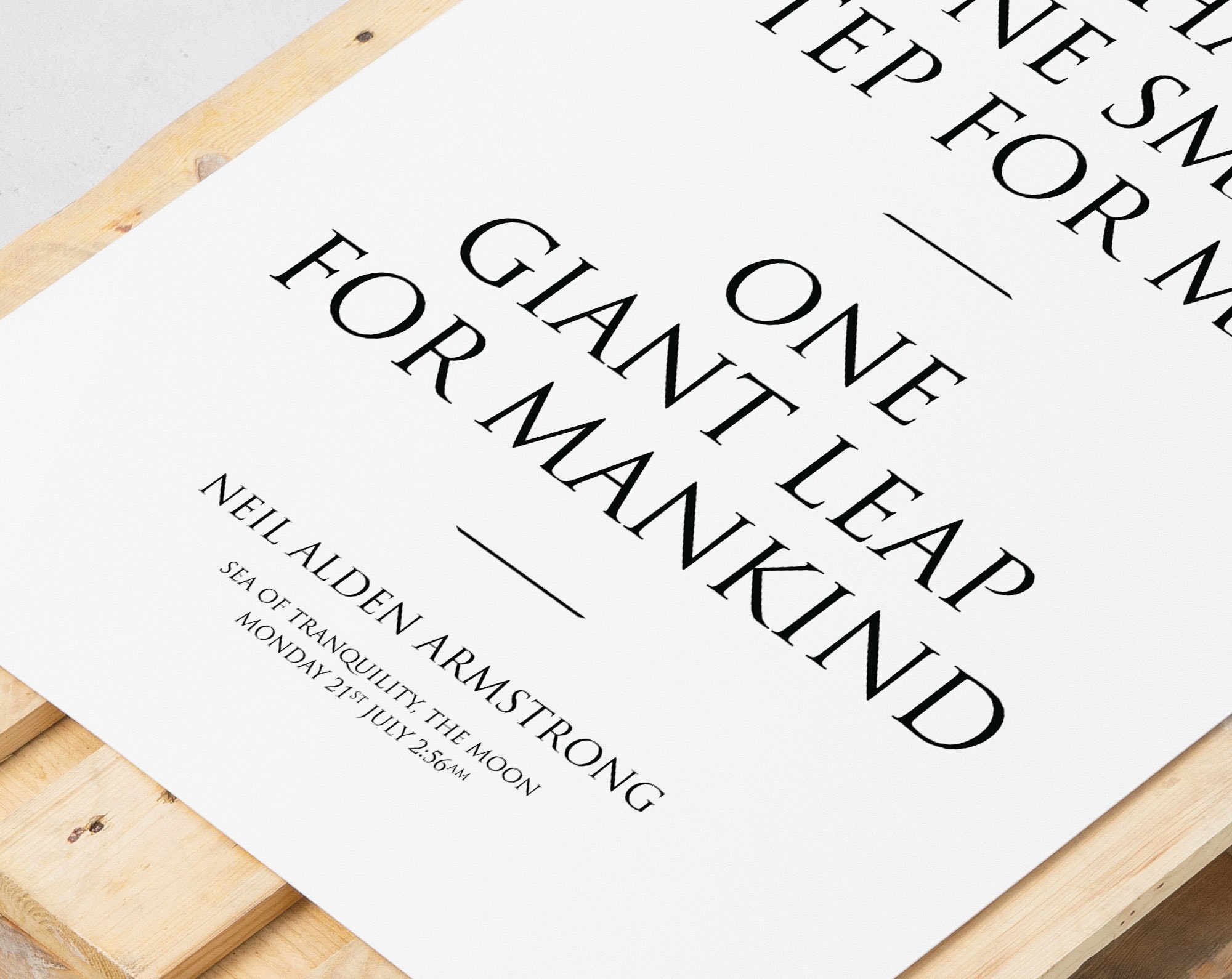 Neil Armstrong Print: Apollo 11 Poster NASA Sea of - Etsy