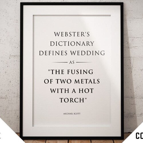 Michael Scott Quote Bathroom Poster the Office TV Show Etsy