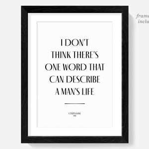 Citizen Kane poster, Orson Welles, Charles Foster Kane, classic movie print, 40s movies quotes, film prints, wall art