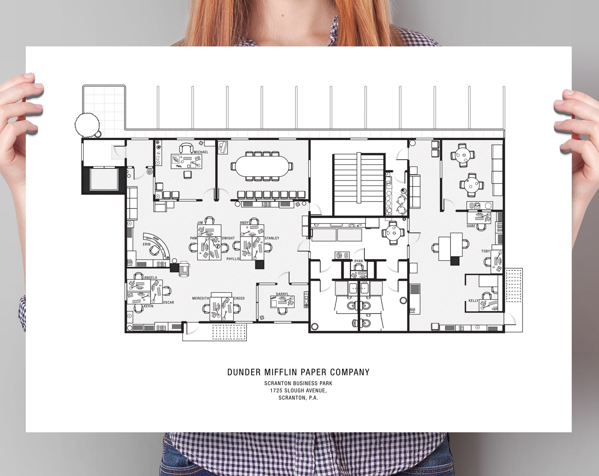 3D Floorplan of The Office : r/DunderMifflin