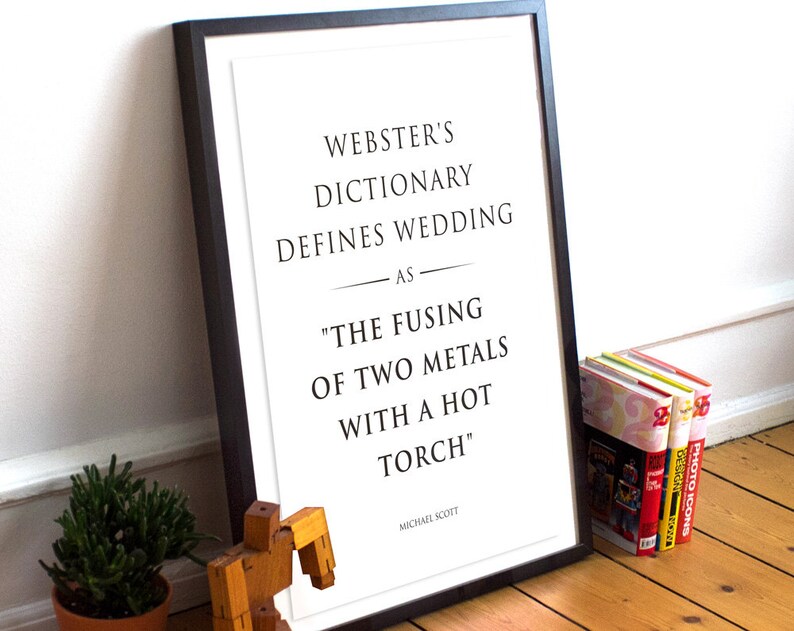 Michael Scott Poster Quote Print Gifts Wall Art the Office Etsy