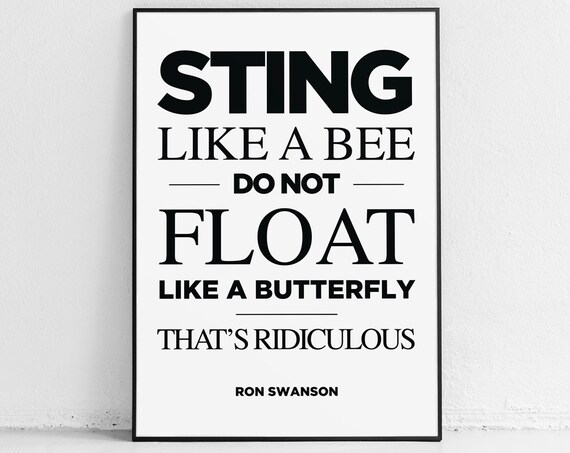 Ron Swanson Quote Print Ron Swanson Poster Parks And Etsy Hong Kong