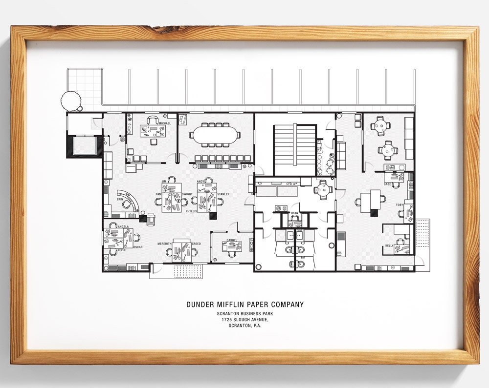 The Office Floor Plan The Office TV show The Office