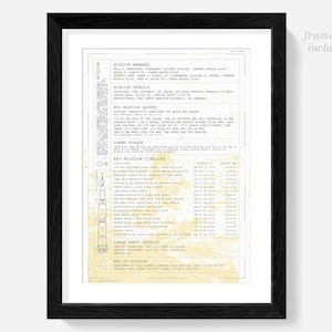 Projeto de pôster da Apollo 11, plano de voo, impressão de foguete, pouso na Lua, Neil Armstrong, Buzz Aldrin, NASA, sala de aula de ciências, física, espaço