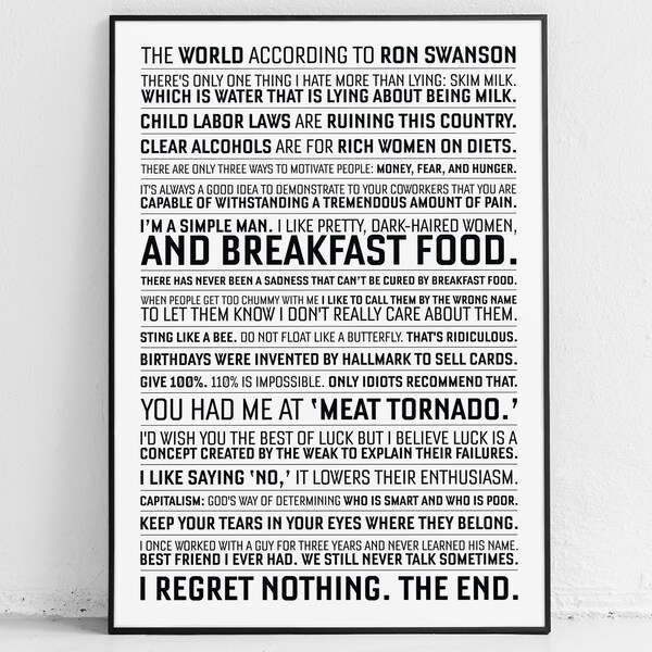 Parks and Rec Print - Etsy