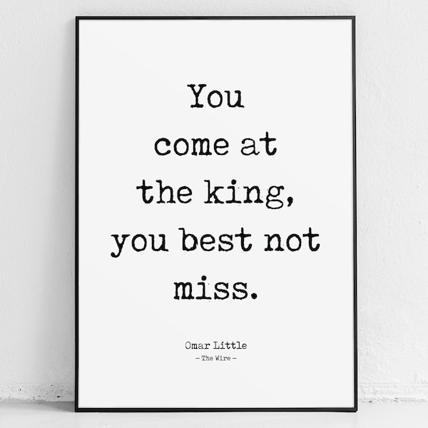 The Wire-poster, Omar Little, print tv-show, kunst, prints mancavedecor