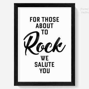ACDC lyrics poster print, gifts, wall art, for those about to rock posters, prints, Angus Young, Brian Johnson, Thunderstruck