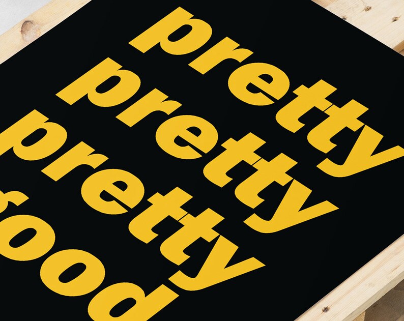 Curb your Enthusiasm poster print Larry David Pretty Good | Etsy