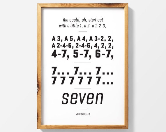 Friends TV Show Poster A5 A4 A3 A2