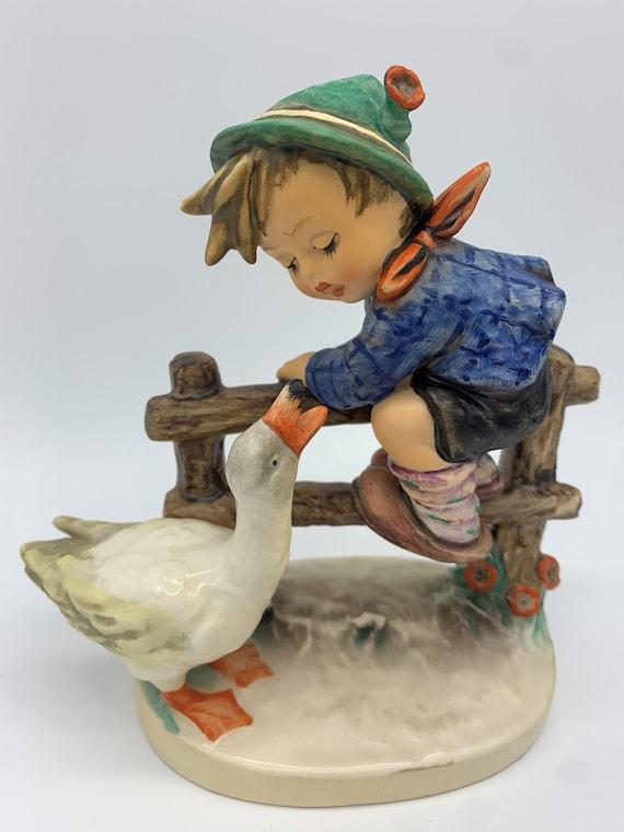 Hummel boy with sale goose