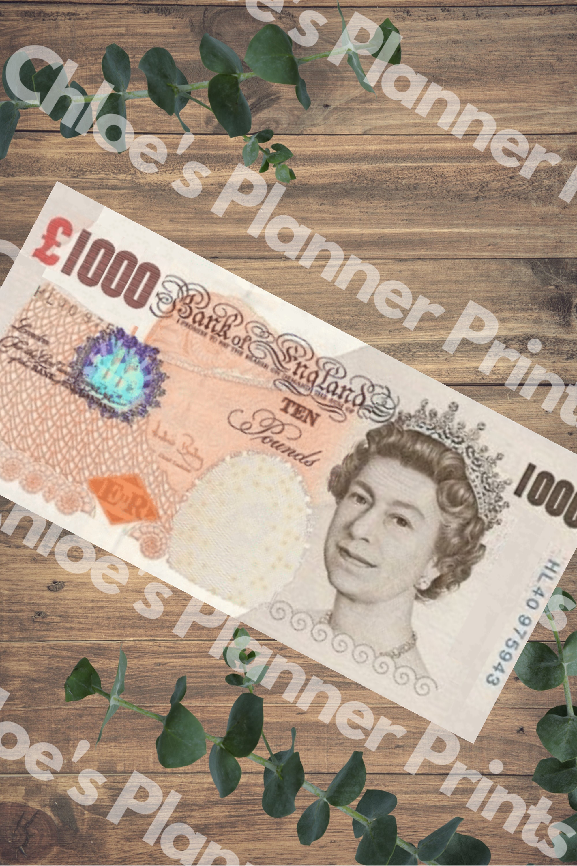 1000 British Pound Note