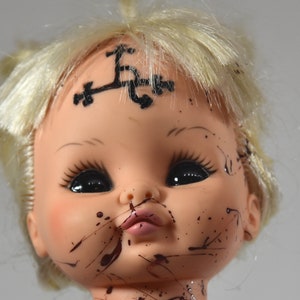 D\u00e4monenkinder demonic 70s Bride of Lucifer Horror Doll Creepy Scary Dark Goth evil possessed halloween monster children demon haunted