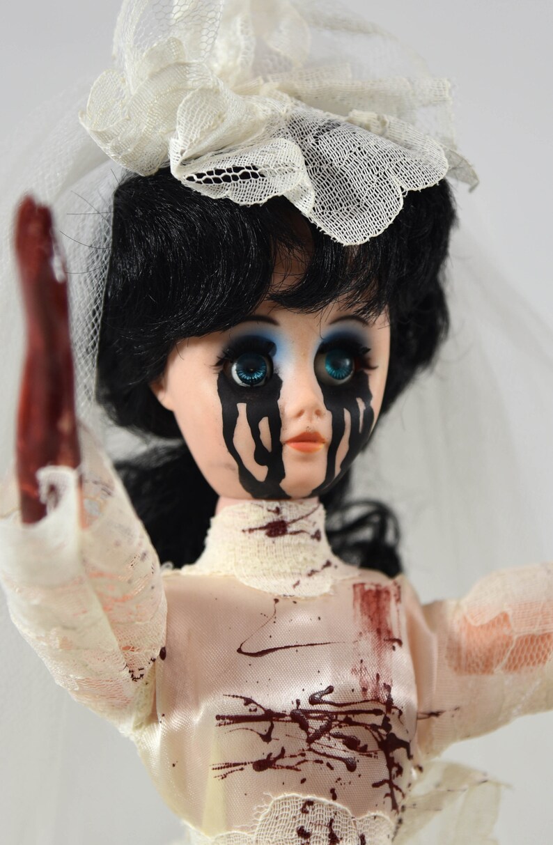 D\u00e4monenkinder demonic 70s Bride of Lucifer Horror Doll Creepy Scary Dark Goth evil possessed halloween monster children demon haunted
