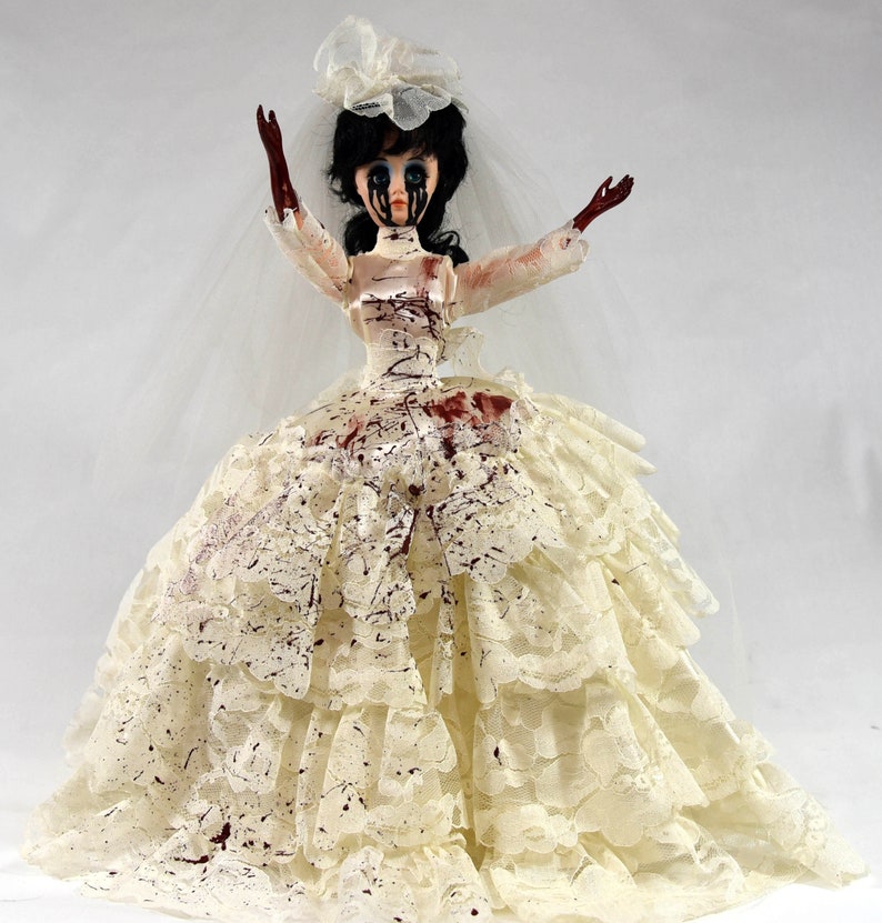 D\u00e4monenkinder demonic 70s Bride of Lucifer Horror Doll Creepy Scary Dark Goth evil possessed halloween monster children demon haunted