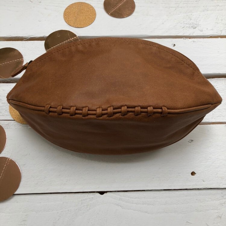Leather Rugby Ball Wash Bag Etsy UK