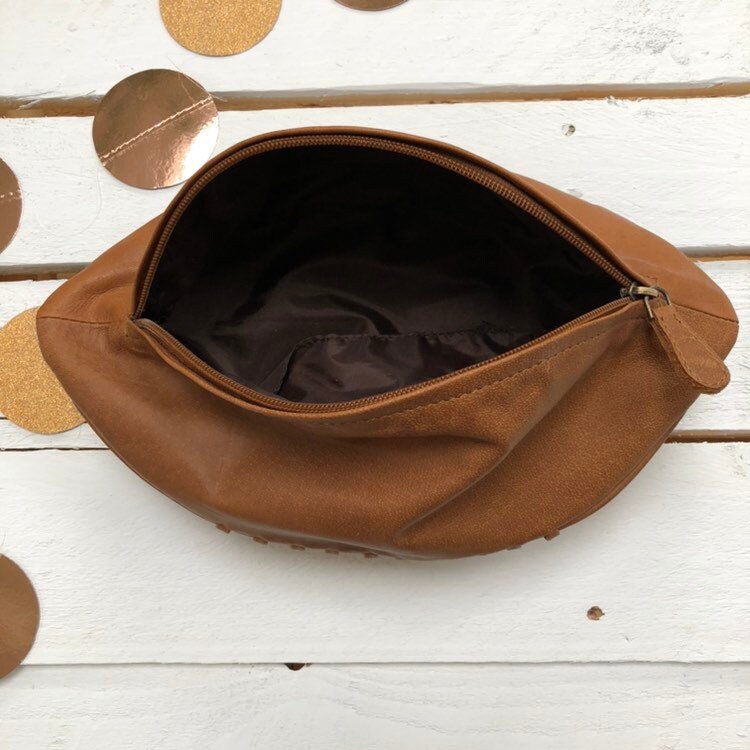Leather Rugby Ball Wash Bag Etsy UK