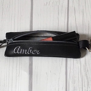 PERSONALIZED LIPSTICK HOLDER, lipgloss zipper pouch,