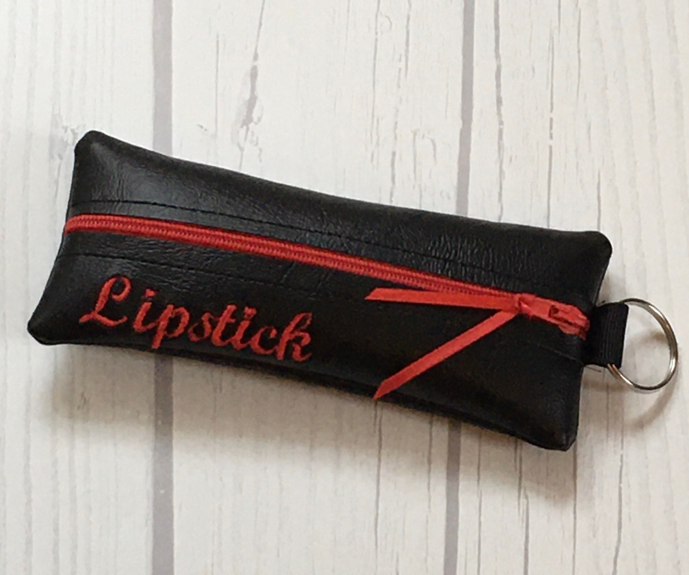 Lipstick Zipper Pouch Lipstick Holder Zipper Bag Lipstick Etsy
