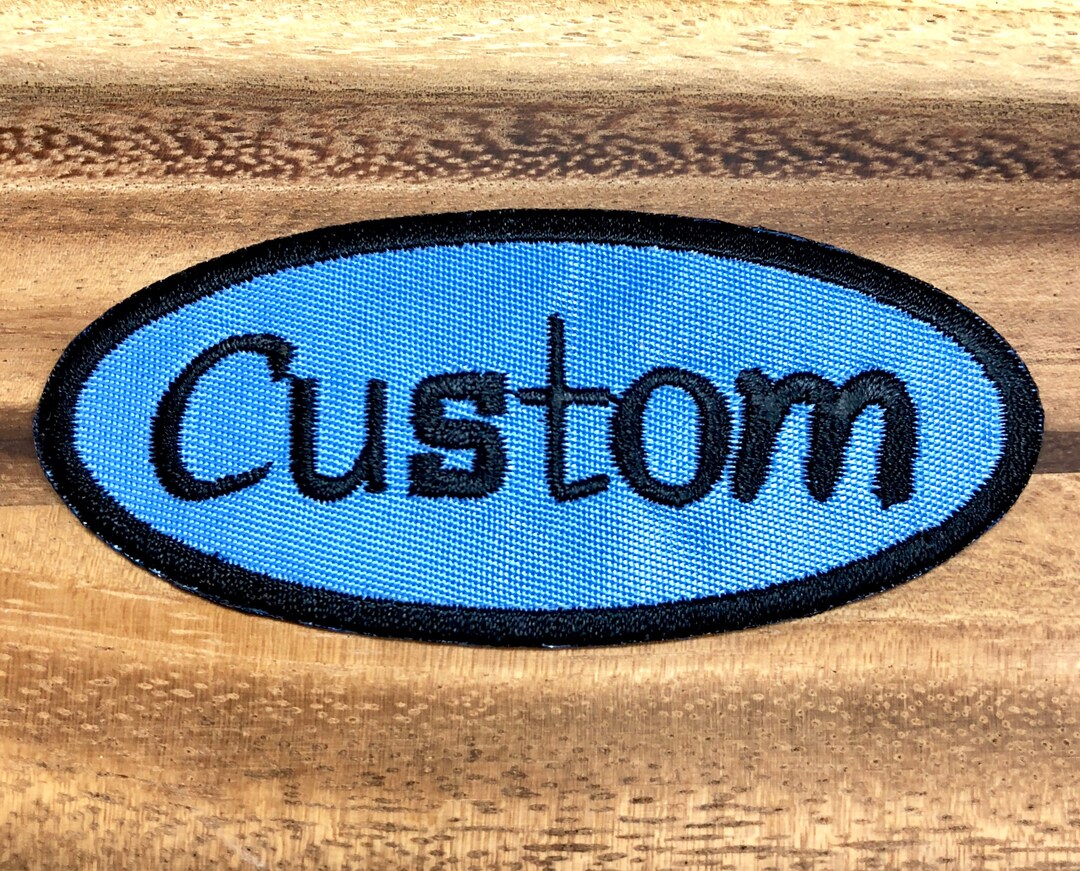 Custom Patchcustom Name Patchbowling Shirt Patch 3.5 X 1.5 Oval Patch