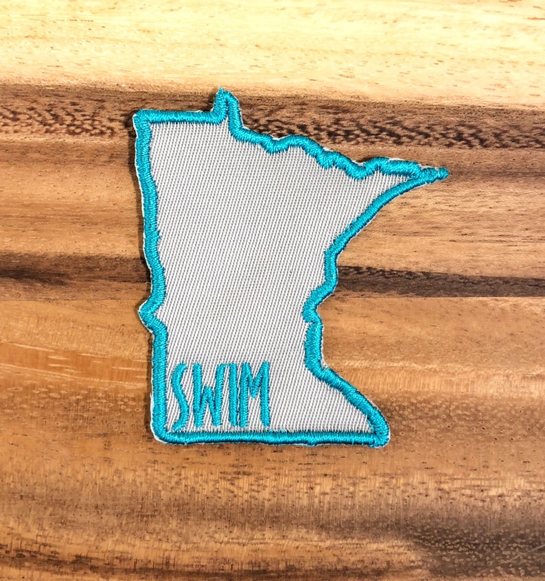Swimming Patch-Minnesota Swim Patch-State Swimming Patch-Patch-Custom Patch