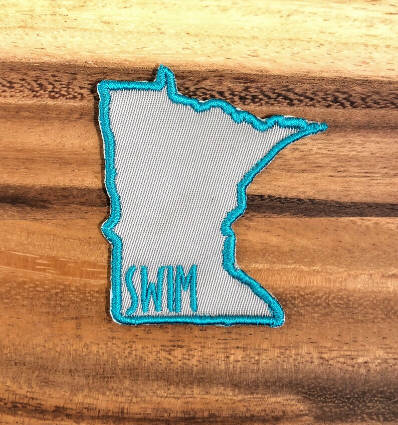 Swimming Patch-Minnesota Swim Patch-State Swimming Patch-Patch-Custom Patch
