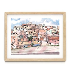 Rio de Janiero Favela, Brazil Wall Art