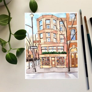 Stampa artistica ad acquerello di New York City