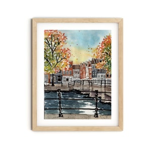 Amsterdam Fall Decor Fine Art Print