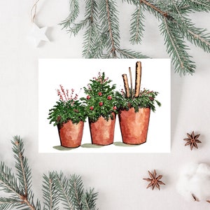 Urlaub Planters Grußkarten - Handgemachtes, umweltfreundliches, festliches Design - perfekt für jeden Anlass - limitierte Auflage