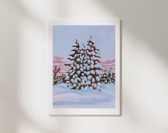 Winter Snow Fine Art Print Home Decor
