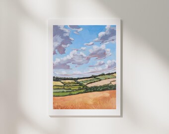 August Fields Fine Art Print Home Decor
