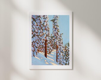Rossland Summits Fine Art Print Home Decor