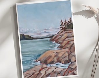 Eastern Shores Vertical Fine Art Print Home Decor