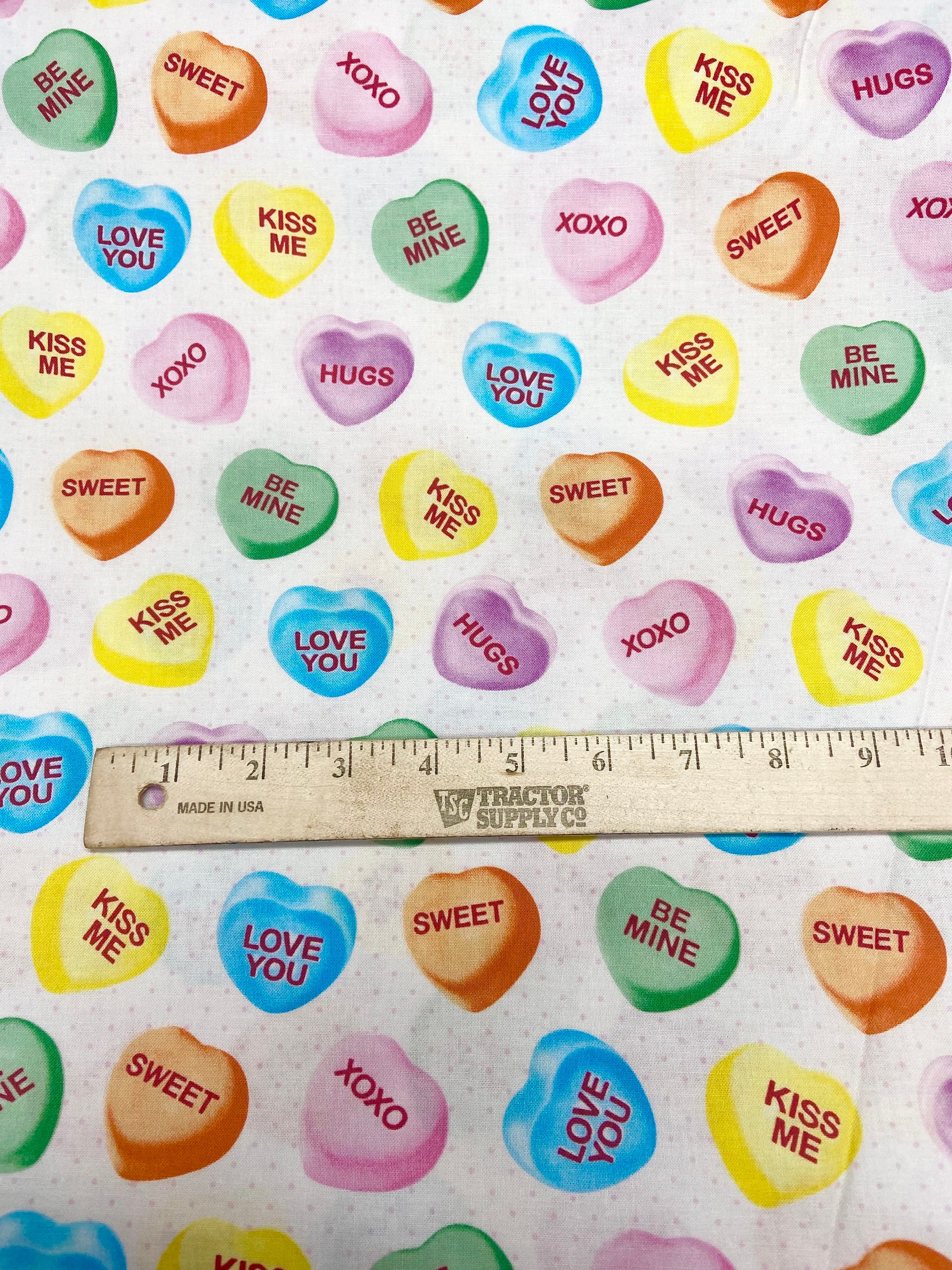 LARGE Conversation Hearts, Wood Sweetheart Candy Decor With CARVED Words  listing for Individual Hearts, Sold Each 