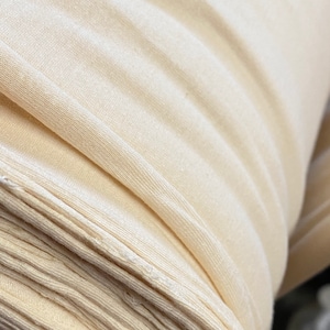 TEXTILES FOR MODERN LIVING 第五版 Cream 10 Ounce 95 Cotton 5% Lycra Jersey Knit Stretch Fabric